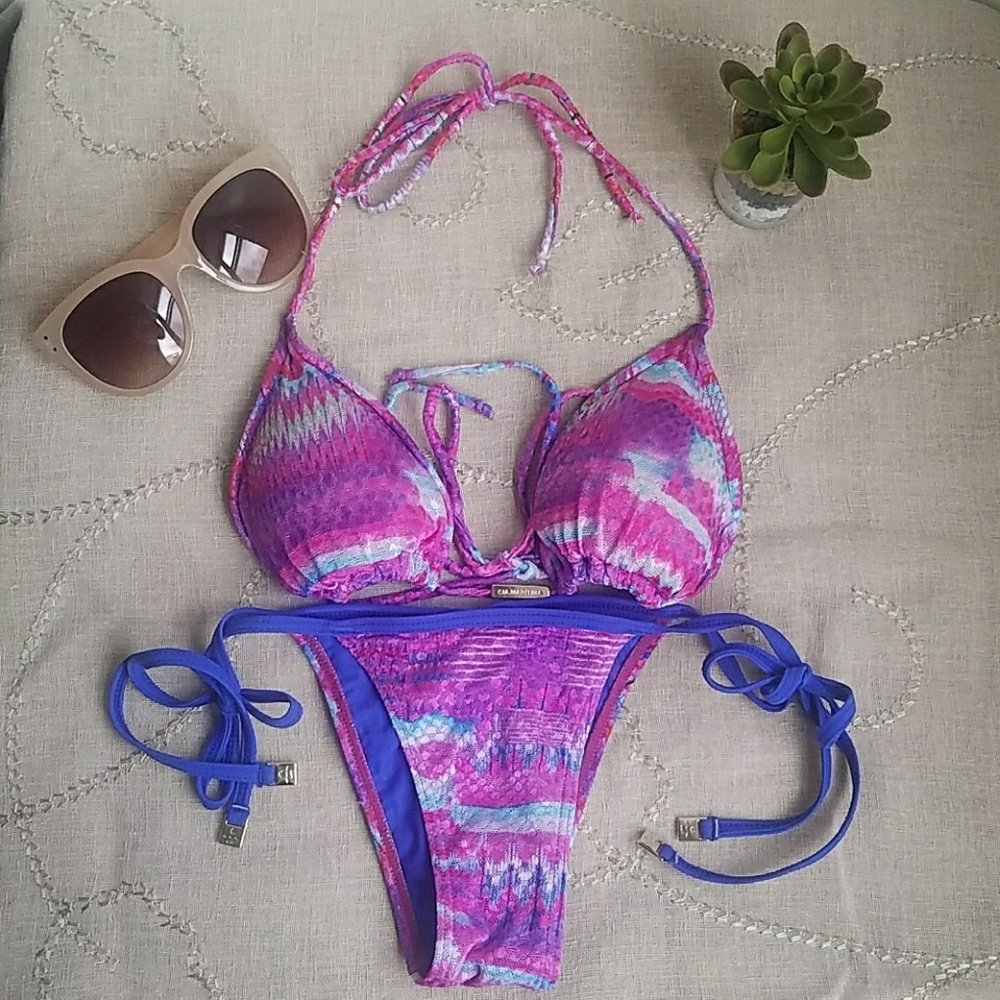 Cia Martima Multicolored Bikini Set Size M